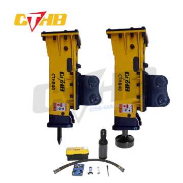 Hydraulikschalter -Pfahlhammermeißel für Baggerpostfahrer SB40 Box -Typ -Adapter, Durchmesser 68 mm