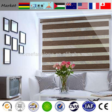 Blackout curtain fabric zebra roller blinds