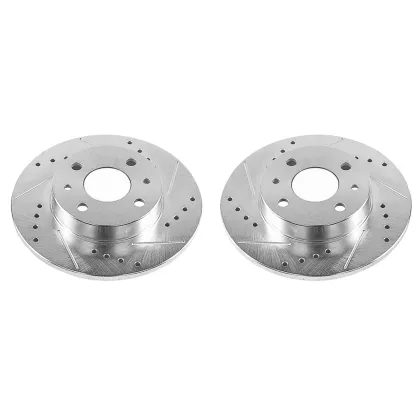 Power Stop EBR1298XPR Auto Brake Discs for Fiat 500 Brake Rotor