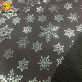 Nice snowflower pattern mesh fabric