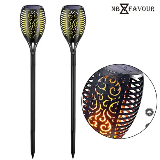 New Style LED Solar Torch Flame Light Torch Flame Decorated Garden Sola Lamp Outdoor LED Solar Powered Garden Lights