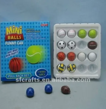 Funny mini pull back ball toys