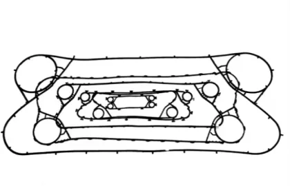 Gasketed plate heat exchanger for pharmaceutical