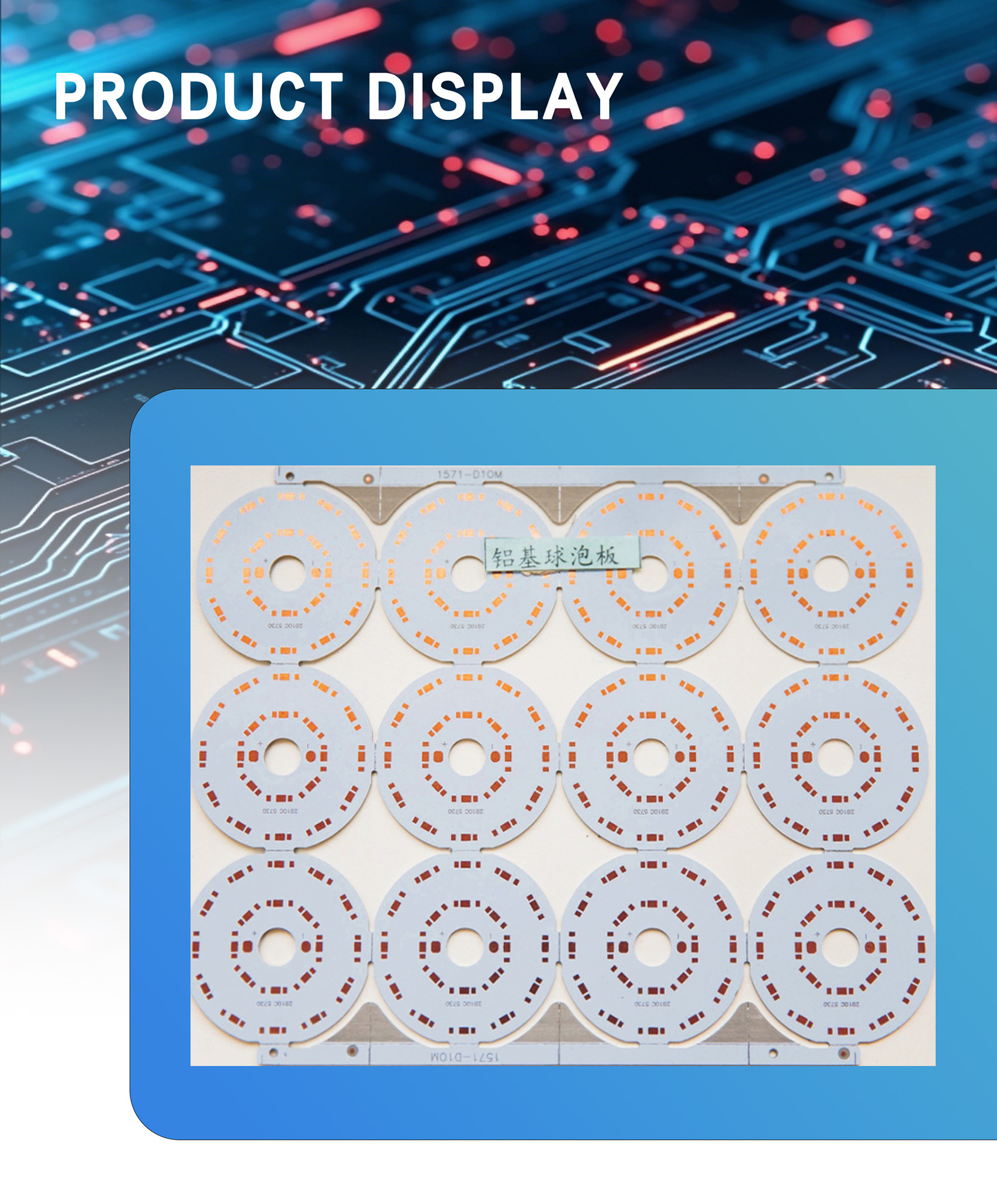 43.Aluminum Base LED Bulb PCB 000