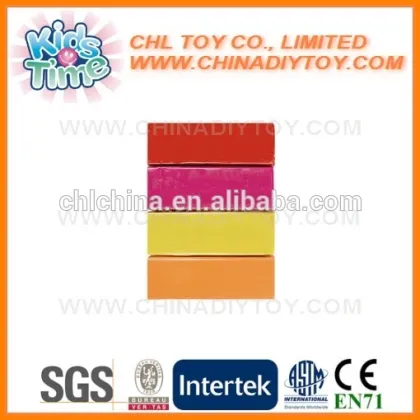 Promotional intelligent plasticine clay, professional non toxic plasticine magical toy, DIY multi color rubber dough