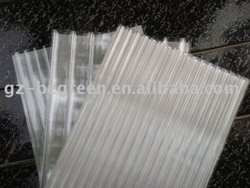 Guangzhou multi wall clear polycarbonate decorative hollow sheet