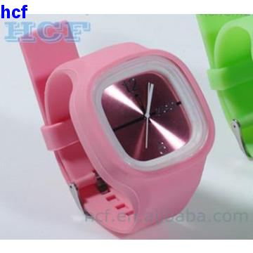 beautiful fashionable colorful Silicone LED Watch