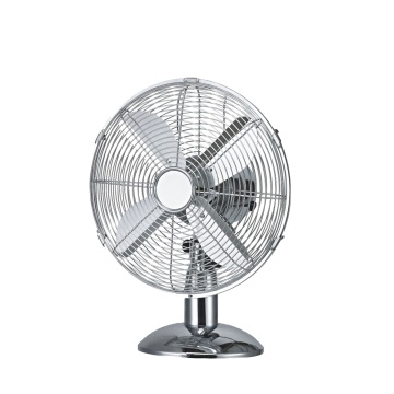 12Inch 16inch Metal Table Fan with 4 Blades, Low Noise, 3 Speed, Small Metal Desk Fan
