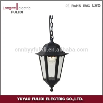 outdoor hanging light/plastic cheap pendant light for garden