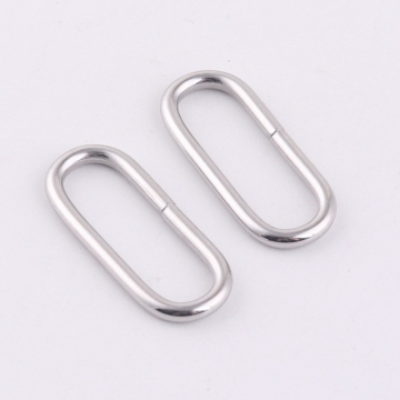 Factory Wholesale 1 Inch Metal Oval Ring Buckle for Bag Accessories
