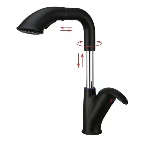 3 Way Purifier Kitchen Water Faucet Double Filter Faucet Mixer 360 Degree Rotating Pull Out Taps