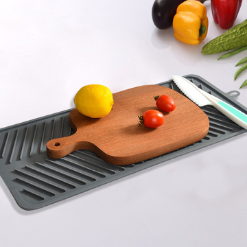YIGO Silicone Dish Drying Mat - Non-Slip, Easy Clean, Heat-Resistant Kitchen Mat