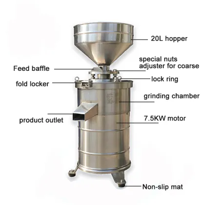 Almond Rice Milk Grain Grinding Machine