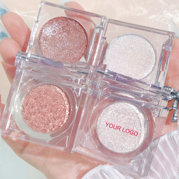 OEM Private Label High Glossy Cruelty-Free Vegan Highlighter Palette