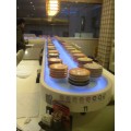 Magnetic food conveyor belt