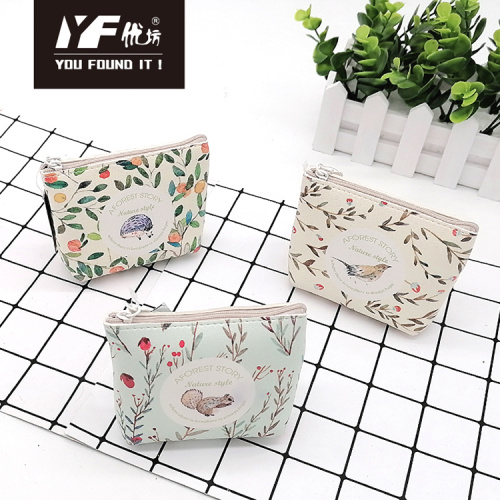 PU Coin Purse Forest animal style PU coin purse Supplier