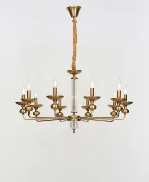 Elegant Indoor Lighting Iron Chandelier American Style