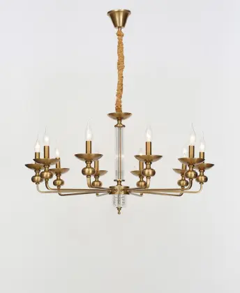 Elegant Indoor Lighting Iron Chandelier American Style