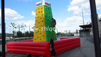 Gorgeous inflatable rock climbing wall for sports