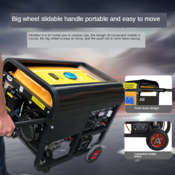 Gasoline generator household small single-phase 220 v 3.5 Kw three-phase 380 v mini outdoor (hand/electric start, quiet)
