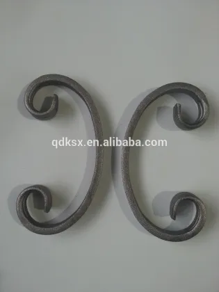 Wrought iron Scrolls("C" and "S")