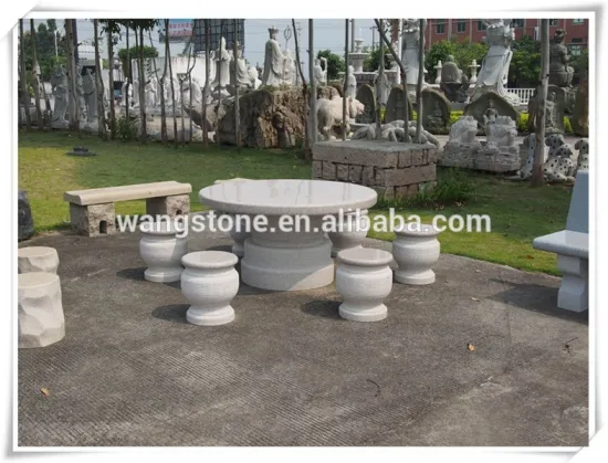 Hand carved natural marble garden stone furniture
