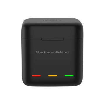 TELESIN 3 Slot USB Charging Case for GoPro Hero 12 11 10 9 with Batteries and Type-C Cable
