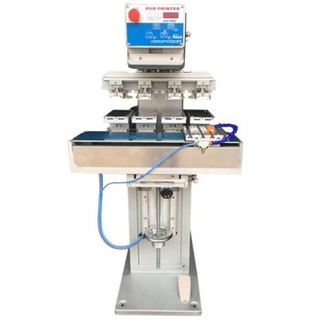 4 Color Pad Printing Machine EP4S-150T with 4 Position Pneumatic Shuttle