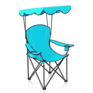 Folding recliner Camp Chairs with Shade Canopy