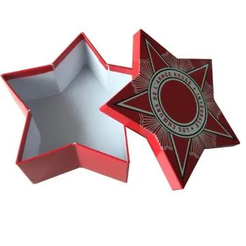 Rigid Cardboard Five Pointed Star Gift Box