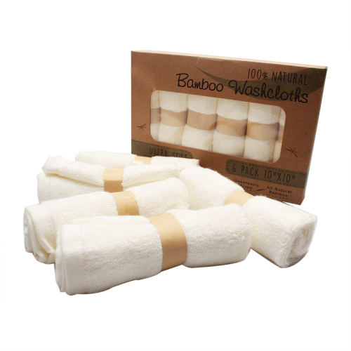 Soft Absorbent Bamboo Baby Washcloths Towel