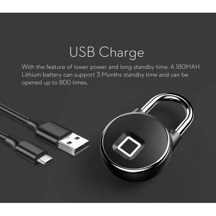 IP66 Водонепроницаемый биометрический смарт -багажный пакля