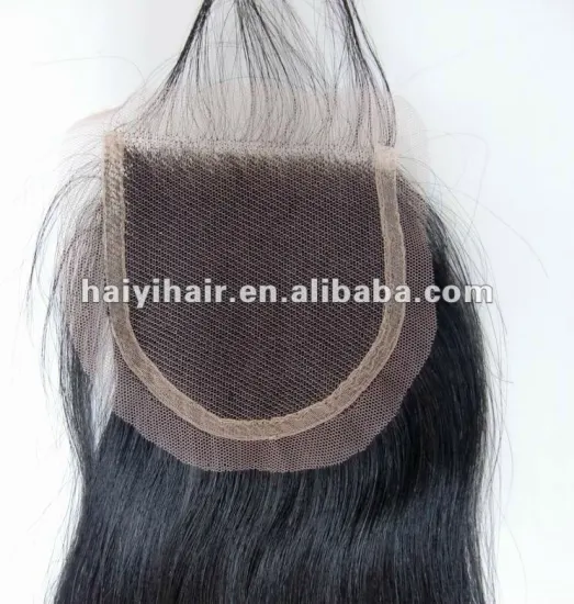 100% virgin Peruvian hair lace closure