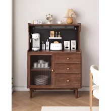solid wood buffet cabinet