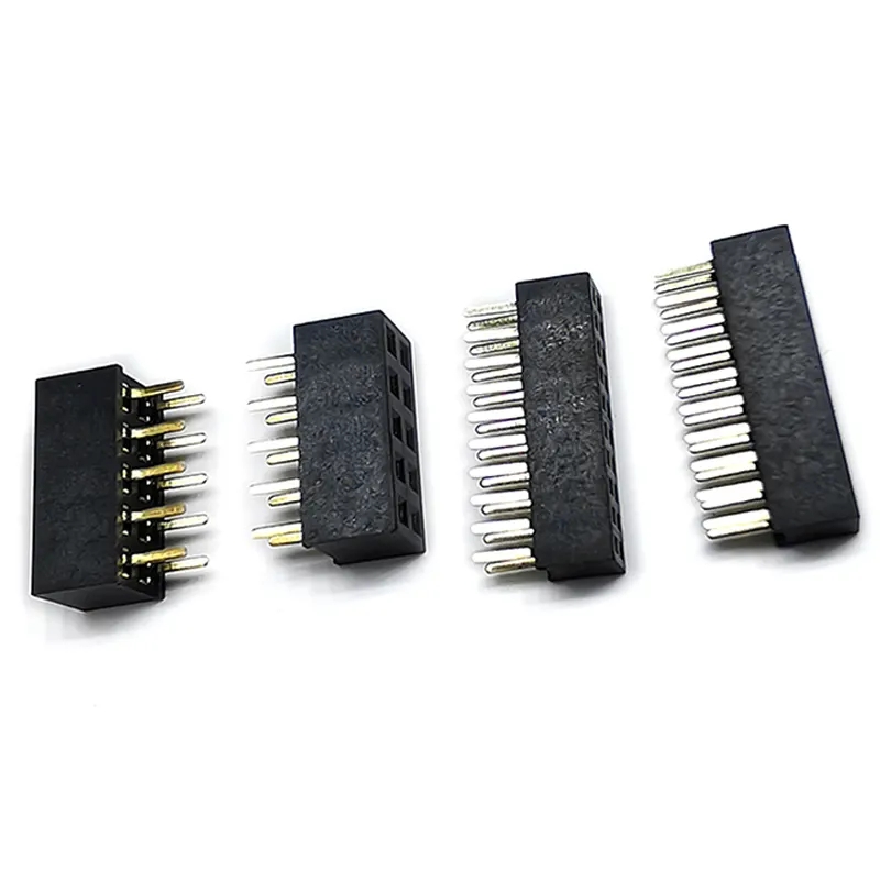 Dual Single Row SMT Female Pin Header Connector