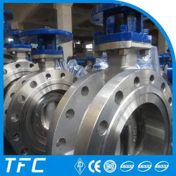 metal to metal seat flanged triple offset butterfly valve