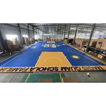 Enlio Multi-colored Interlocking Plastic portable tennis court sports flooring