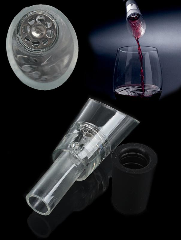 Red Wine Aerator Pour Spout Bottle Stopper Decanter Pourer Aerating