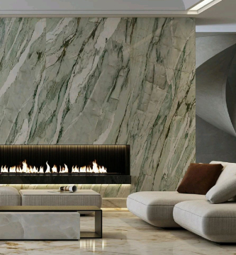 Artificial Green Slate Tiles for Hotel Wall Panels