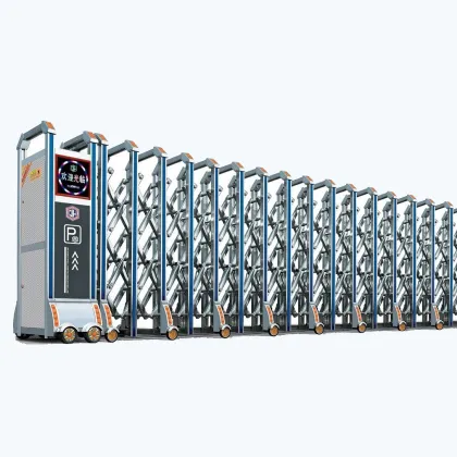 Stainless Steel Electric Telescopic Trackless Sliding Door