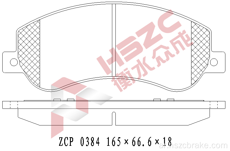 FMSI D1555 CERAMIC BRAKE PAD HAVAL