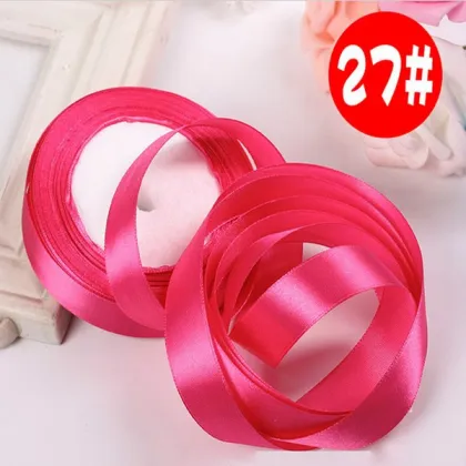 Decorative 100% Polyester Satin Ribbon, Custom Print Logo Ribbon