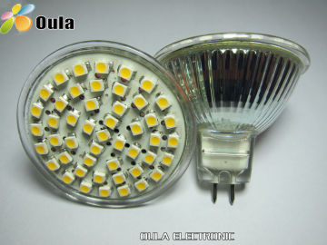 High Power Quartz Glass Mr16 Dc 12 V Smd Led Spot Light Using Lg10 * 20 Chip