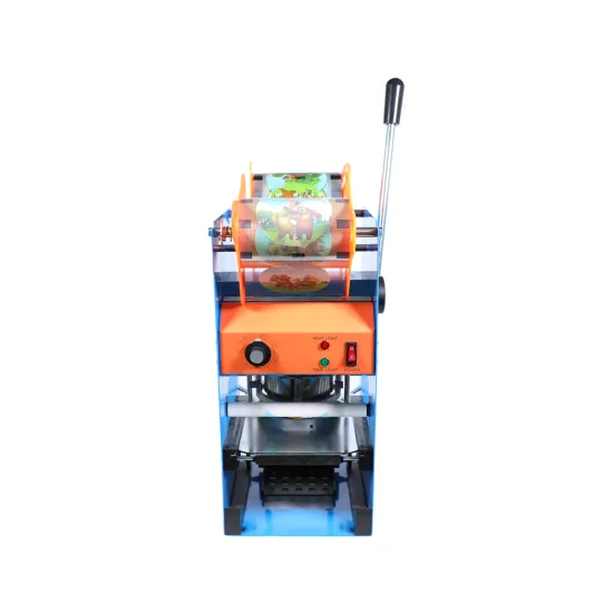 Electric Blue Manual Cup Sealing Machine for Plastic Cups