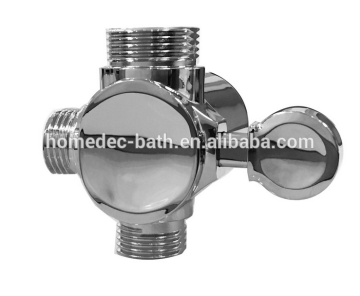 3 way Shower Head Diverter Valve -G1/2" Three Ways T-adapter Valve