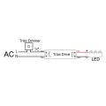 Fuente de alimentación LED DIMMABLE DE 40W DC 24V TRIAC DIMMABLE