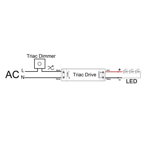 40W DC 24V Triac Dimmable Power Power Power