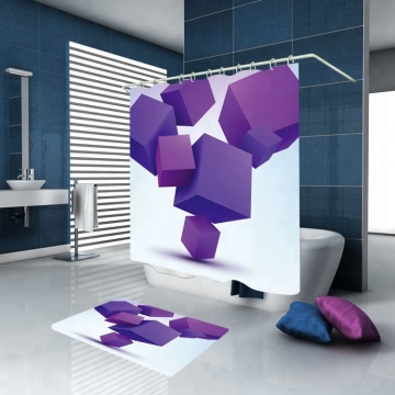 water proof sublimation custom shower curtain amazon