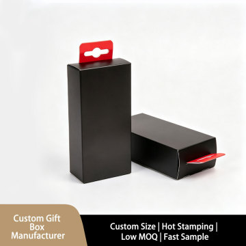 Foldable Hang Tab Carton Box