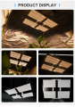 480W lampu hortikultur LED pintar tumbuh papan cahaya